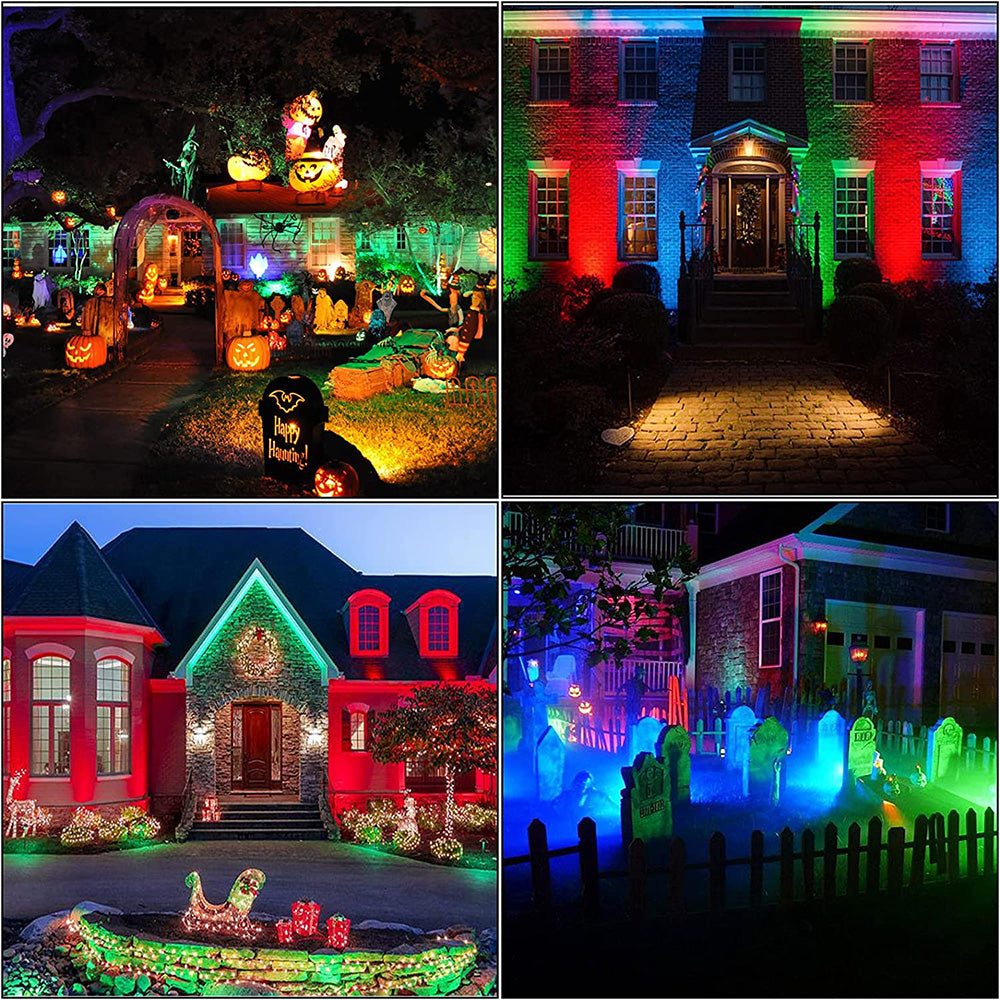 Waterproof Outdoor Spotlight 6W RGB for Garden Yard and Patio view 10