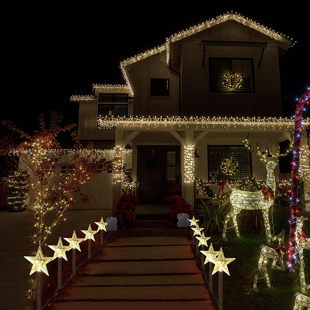 Waterproof Christmas Pathway Lights for Holiday Home and Party Decor view 7