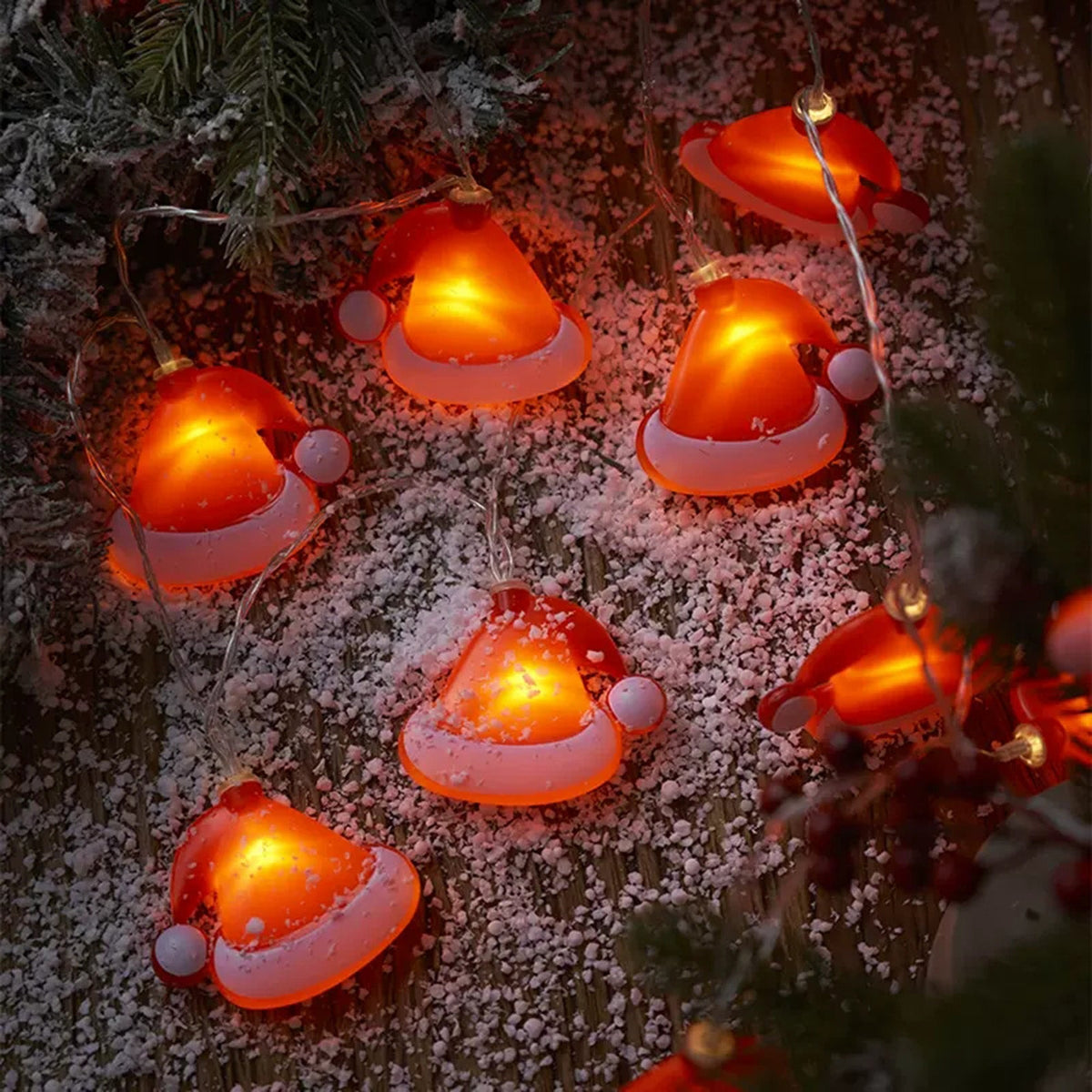 Christmas Pattern String Light 1.5M 10LEDs for Tree and Window Decor view 5