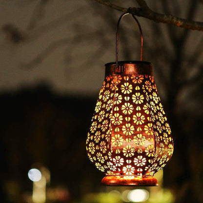Solar Garden Lanterns Outdoor Hanging Lights for Patio Decor view 11