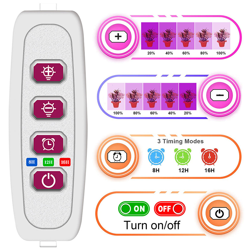 LED Grow Light Strips for Indoor Plants Seedlings and Herb Shelves view 8