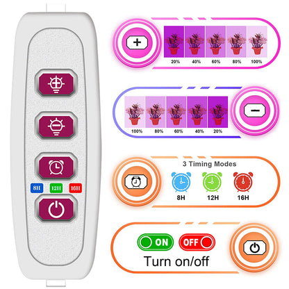 LED Grow Light Strips for Indoor Plants Seedlings and Herb Shelves view 8
