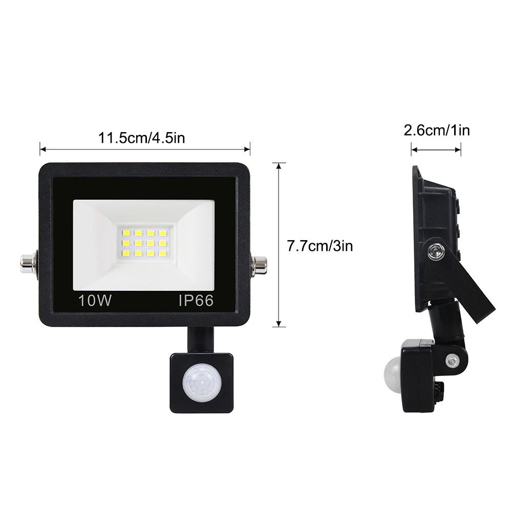 Outdoor PIR LED Motion Sensor Security Lights for Porch and Garage view 12