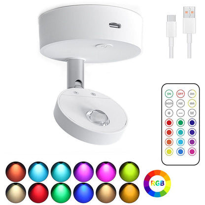 Wireless RGB Remote Control Spotlight for Accent Lighting and Decor view 10