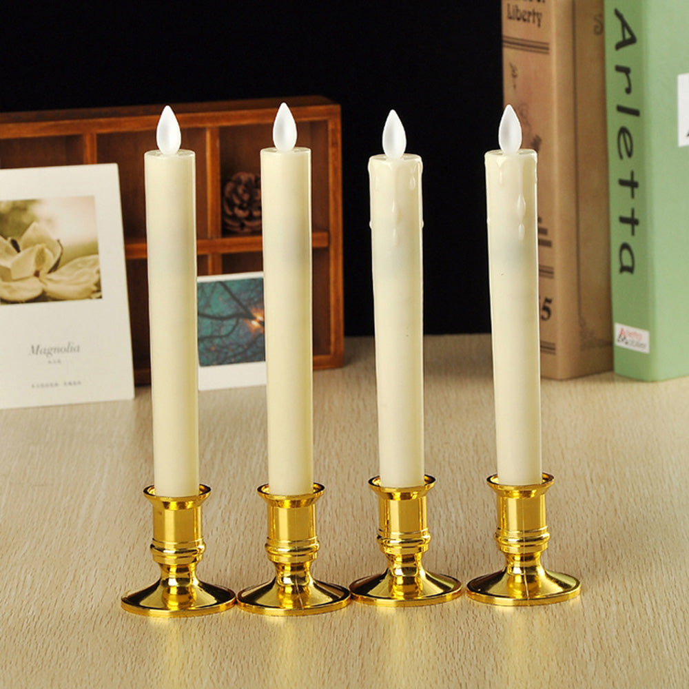 Flameless Taper LED Candles Tapered Candlesticks for Home Decor view 9