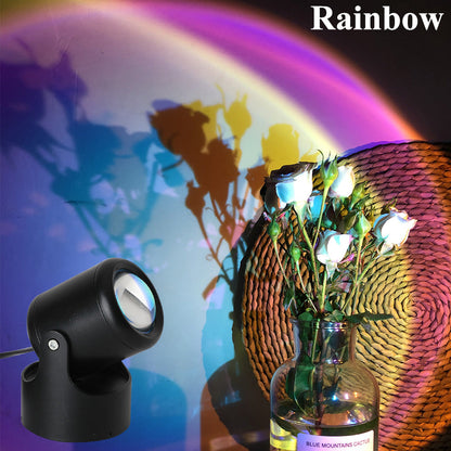 LED Sunset Rainbow Projection Light for Bedroom Ceiling and Room Decor view 11