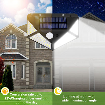 Outdoor 128 LEDs Solar Motion Sensor Lights for Garden Yard and Patio view 4