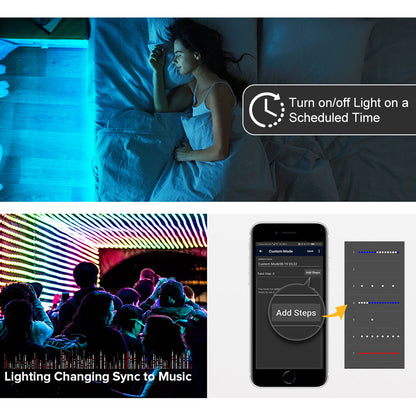 WiFi Voice Music SPI LED Controller for LED Strips and Home Lighting