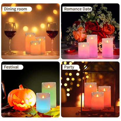 Flameless LED Candles Light for Home Table Mantel and Party Decor view 11