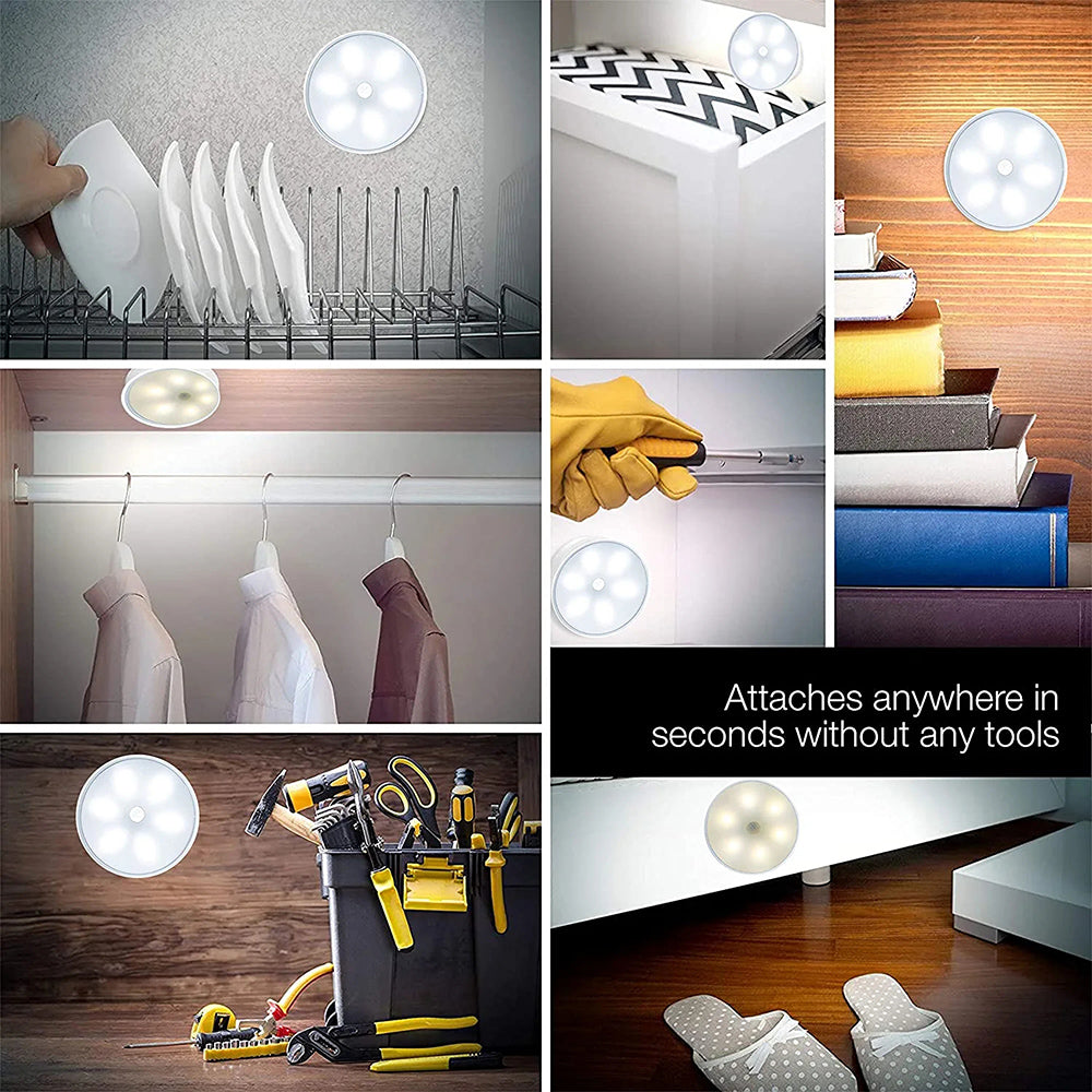 Rechargeable PIR Motion Sensor Light for Closet Stairs and Hallway view 12