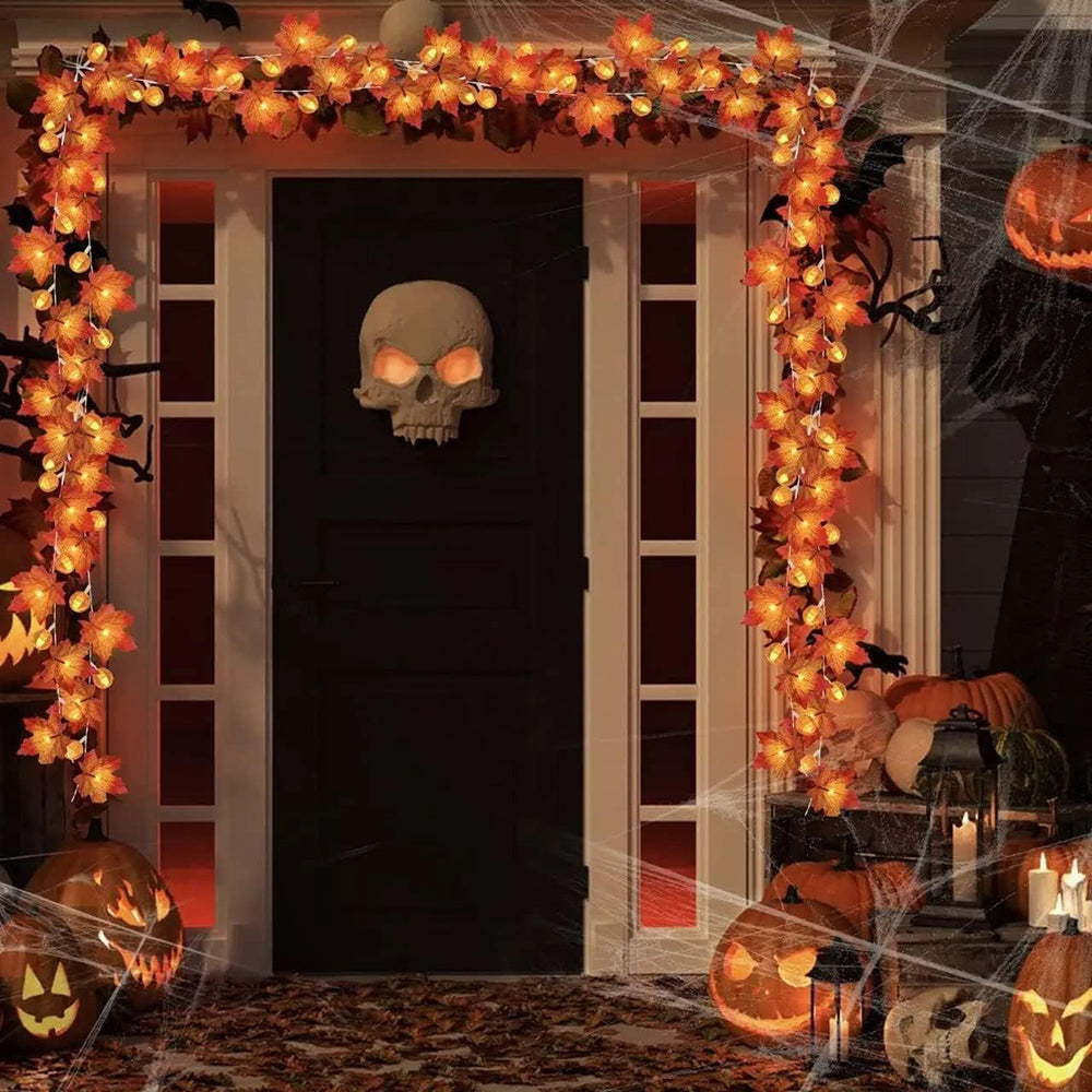 Fall Garland String Lights for Bedroom Party and Wedding Decor view 10