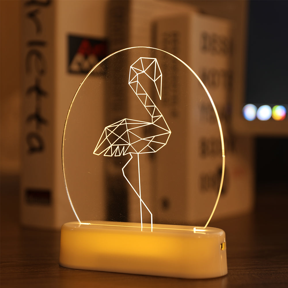 3D Illusion Night Lights Lamp for Bedroom Hallway and Bathroom view 13