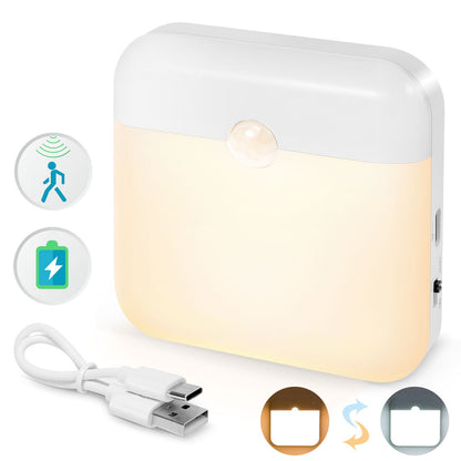 LED Motion Sensor Night Light Lamp for Bedroom Hallway and Bathroom view 12