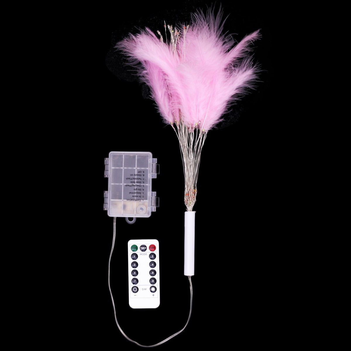 Feather Starburst String Lights for Bedroom Party and Wedding Decor view 13
