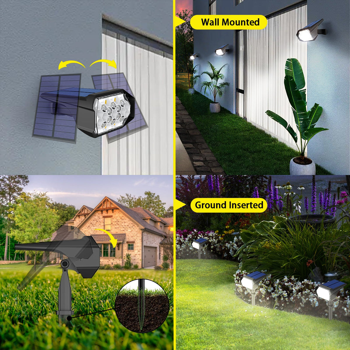 Waterproof Outdoor Solar Pathway Spot Light for Garden Yard and Patio view 10