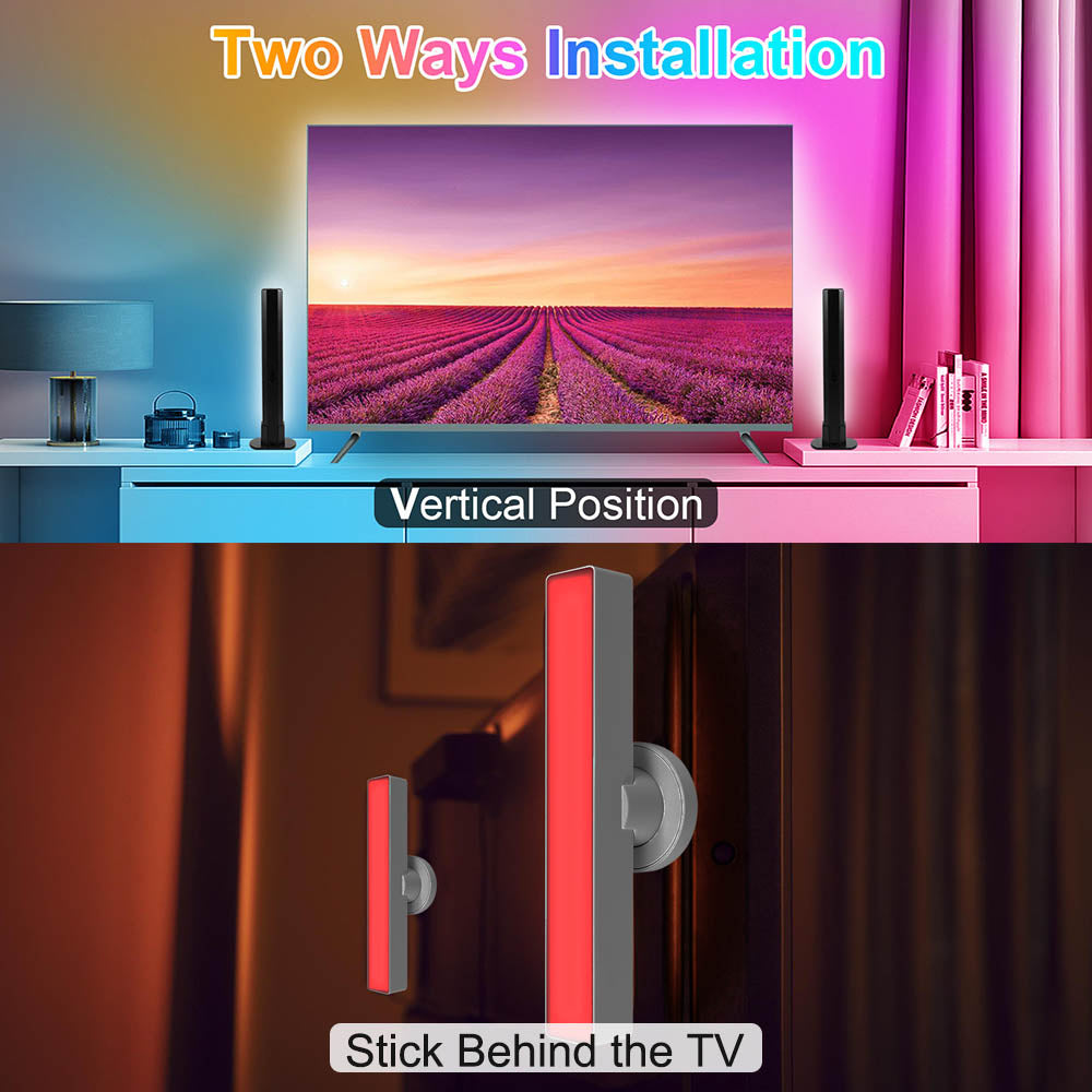 Smart RGB Light Bars for Gaming Desk TV Backlight and Room Decor view 11