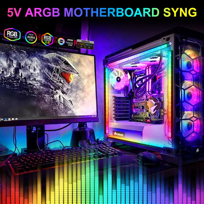 ARGB LED Strip for PC with 5V 3 pin for Gaming PC Case Lighting view 10