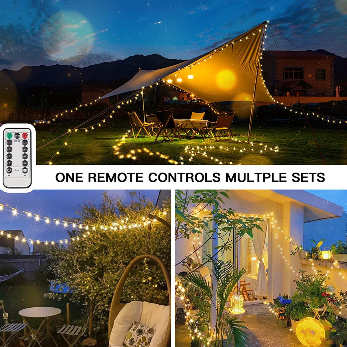 LED String Lights 8 Modes 3M to 20LED 6M to 40LEDs for Bedroom Decor view 13