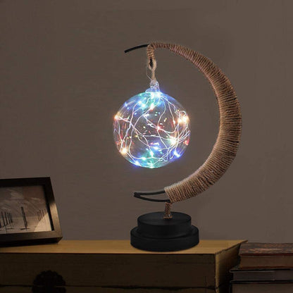 Glass Ball LED Night Light Lamp for Bedroom Hallway and Bathroom view 9