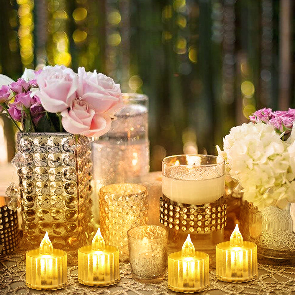 Flameless Crystal Acrylic Candle Lights for Home Table and Party Decor view 9