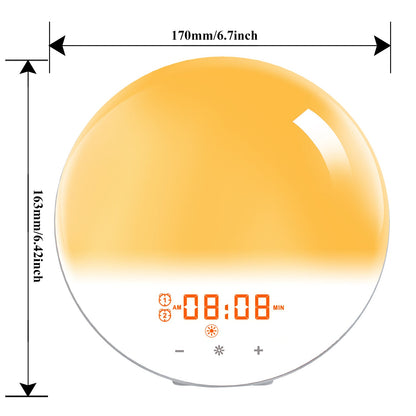 Sunrise Alarm Clock Wake up Light for Bedroom and Nightstand view 13