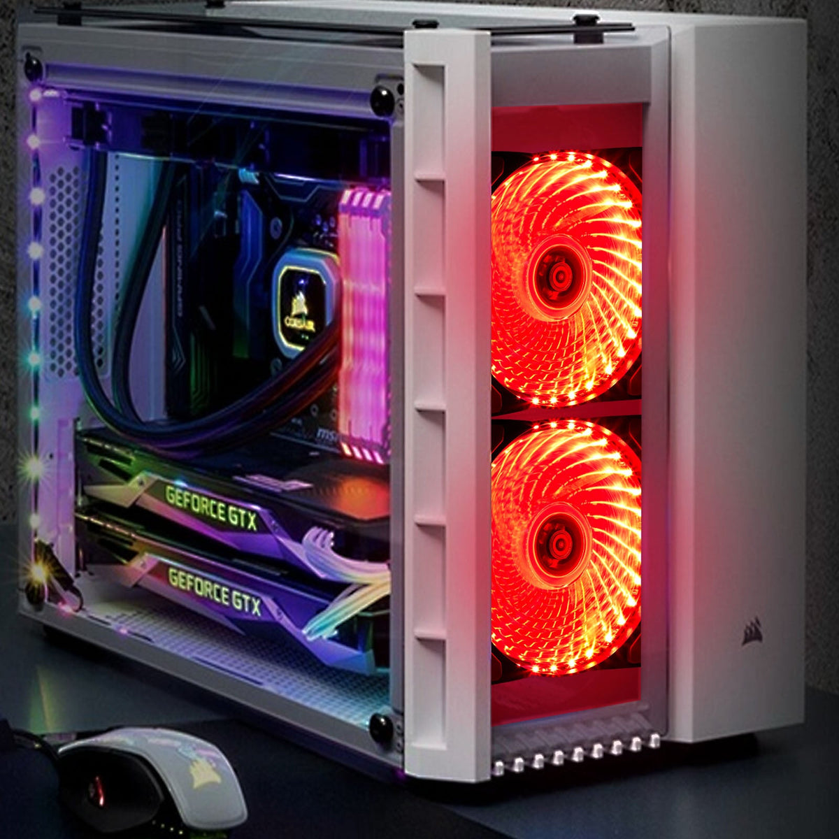 LED Computer Cooling Fan for Gaming PC Case Cooling and Lighting view 11