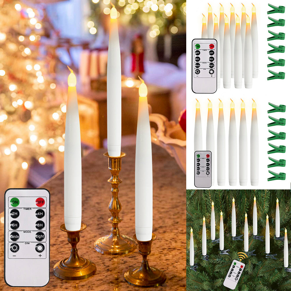 LED Dripless Floating Flickering Candles for Home and Party Decor view 2