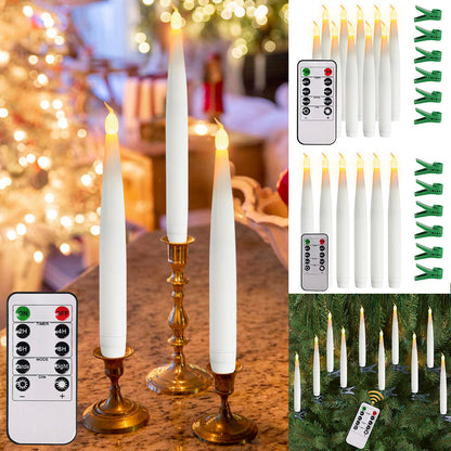 LED Dripless Floating Flickering Candles for Home and Party Decor view 2