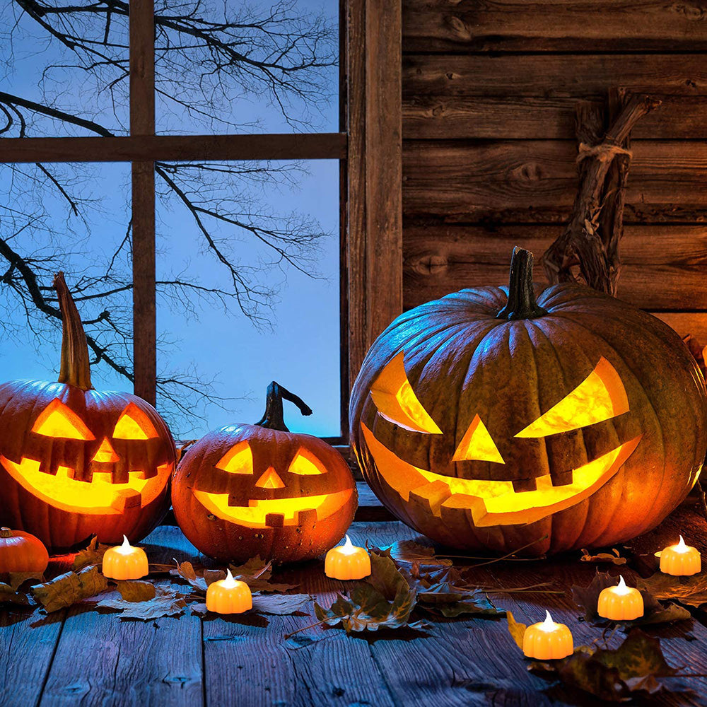 LED Pumpkin Lights Jack O Lantern for Halloween Home and Porch Decor view 12