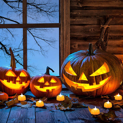 LED Pumpkin Lights Jack O Lantern for Halloween Home and Porch Decor view 12