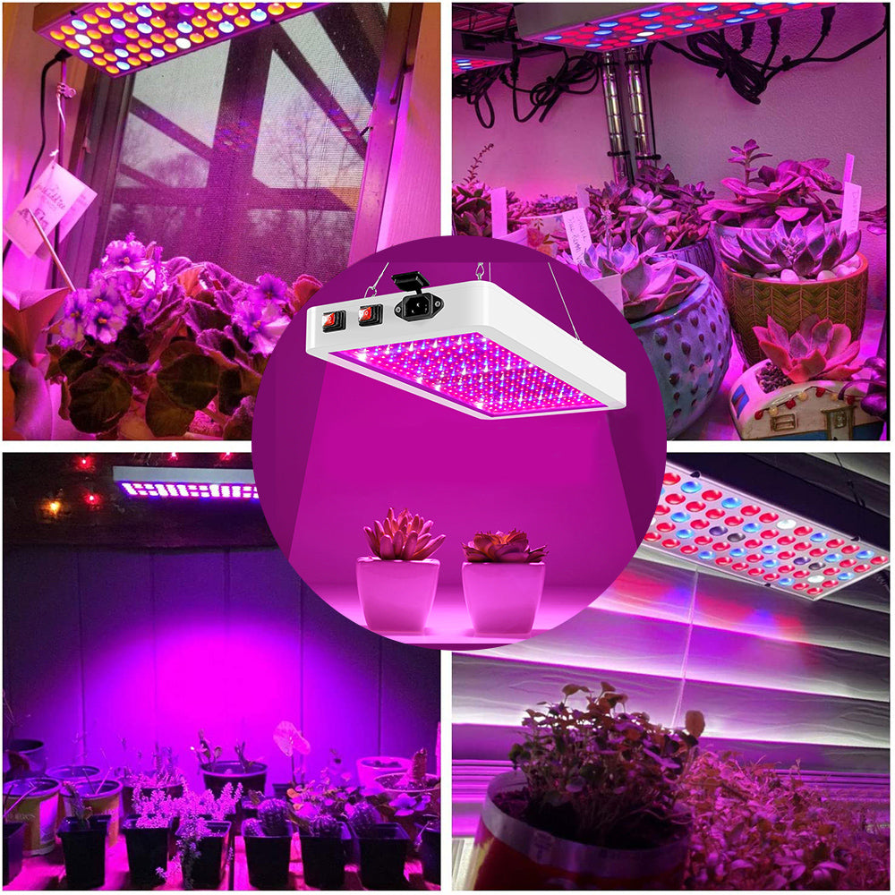 LED Grow Light Full Spectrum Red Blue Light 81 to 312LEDs 25W to 80W view 9
