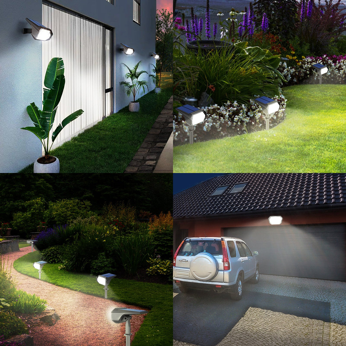 Waterproof Outdoor Solar Pathway Spot Light for Garden Yard and Patio view 11