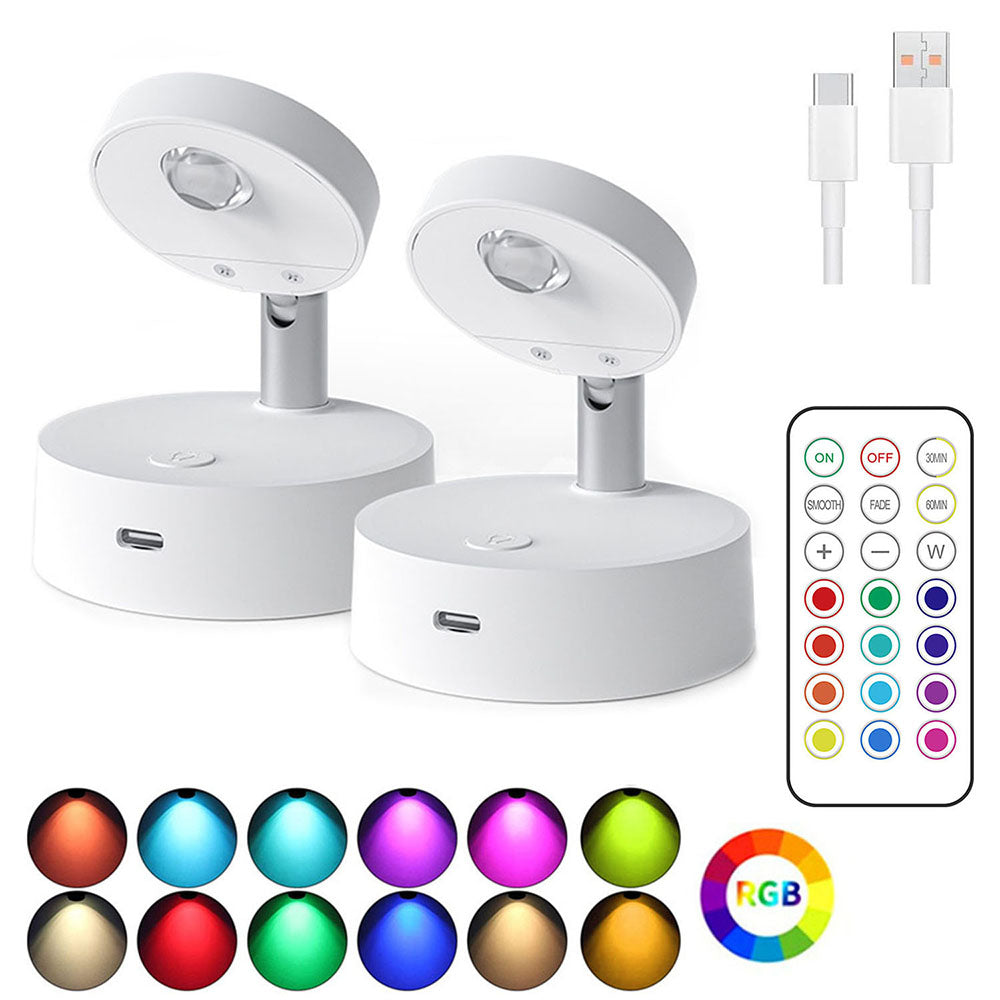 Wireless RGB Remote Control Spotlight for Accent Lighting and Decor view 11