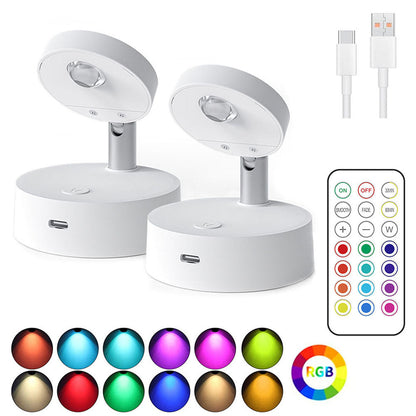 Wireless RGB Remote Control Spotlight for Accent Lighting and Decor view 11