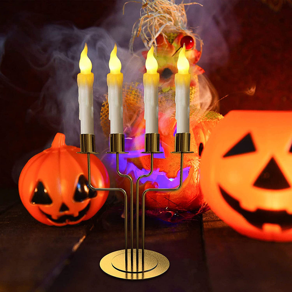 LED Flameless Taper Flickering Candles for Home Table and Party Decor view 12