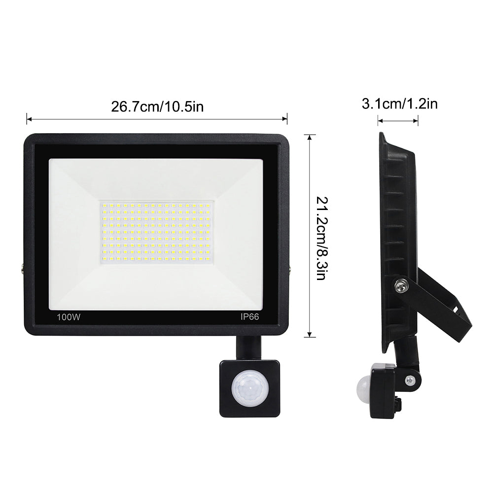 Outdoor PIR LED Motion Sensor Security Lights for Porch and Garage view 13