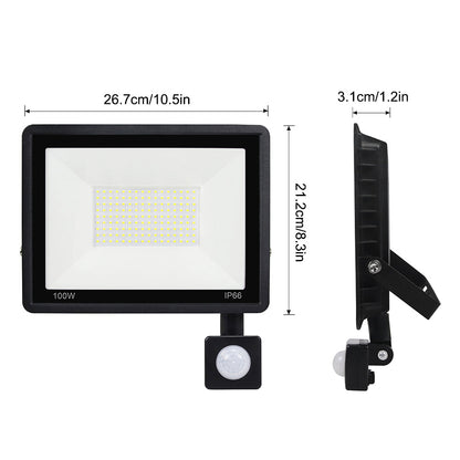 Outdoor PIR LED Motion Sensor Security Lights for Porch and Garage view 13