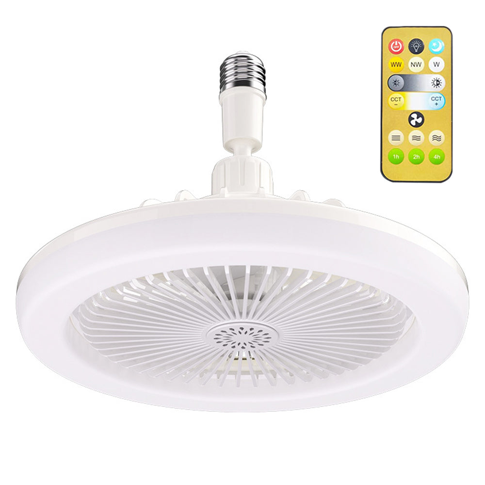 Enclosed Mini Ceiling Fan with Light for Bedroom Kitchen and Hallway view 11