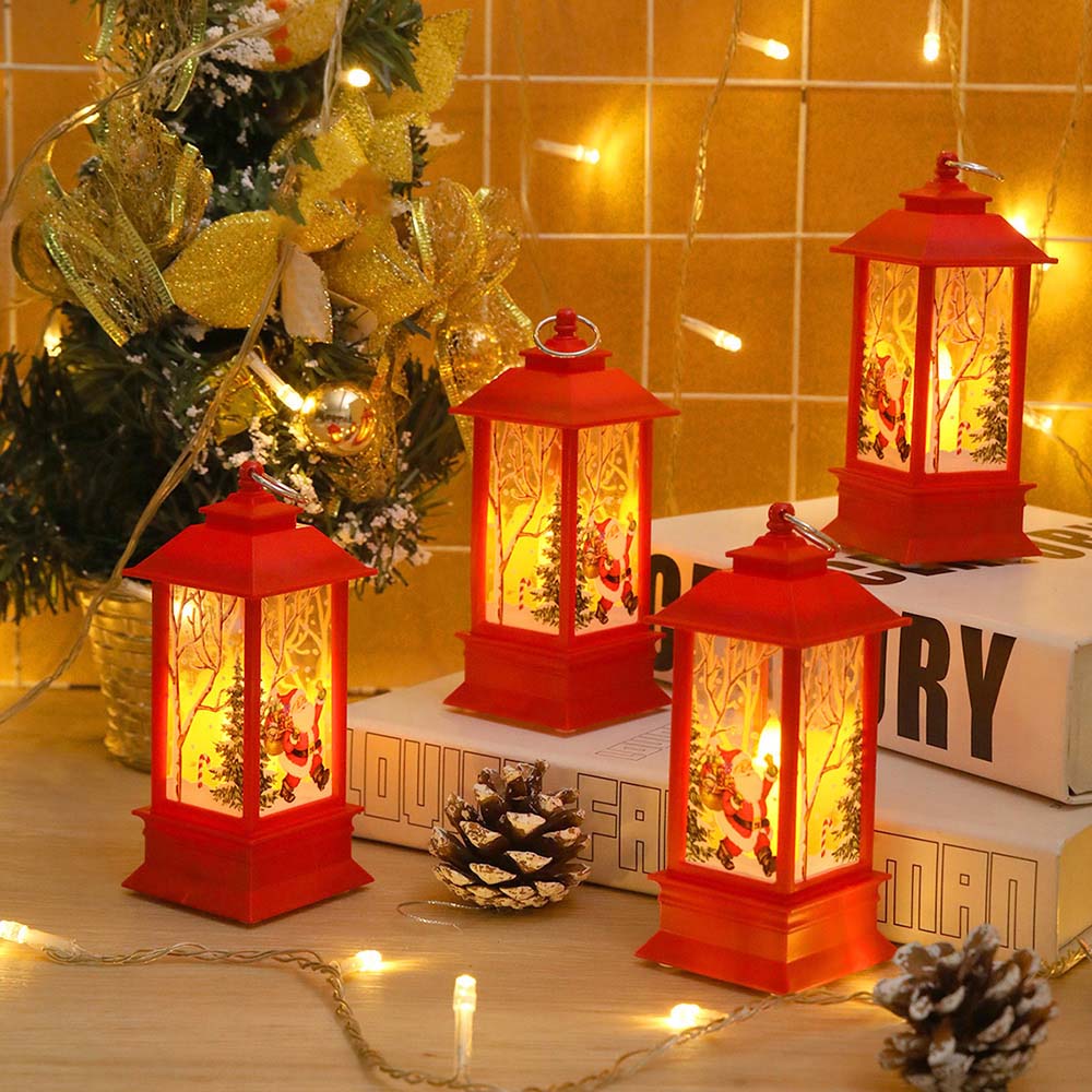 Christmas Portable Flameless LED Candle Lanterns Lights for Home Decor view 11