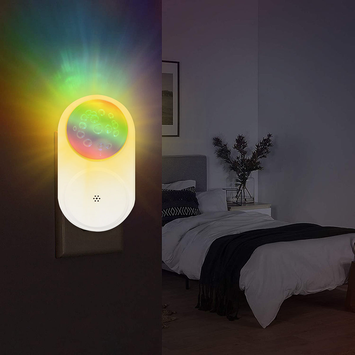 LED Night Light Plug into Wall Lamp for Bedroom Hallway and Bathroom view 9