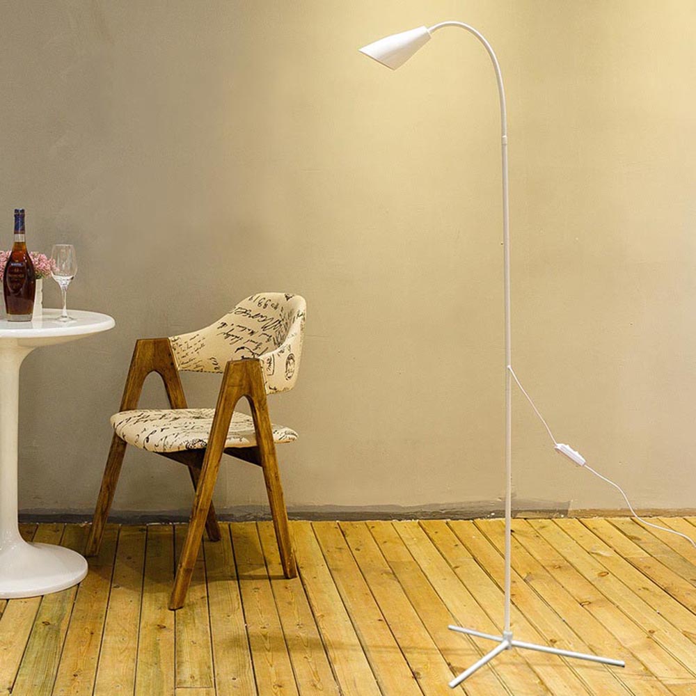 Gooseneck LED Floor Lamp Dimmable Modern Reading Lamp for Living Room view 7