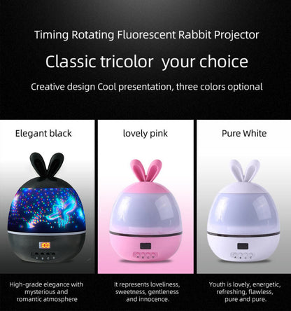 LED Stars Projector Night Lights Multicolor Rotating Lamp for Bedroom view 3