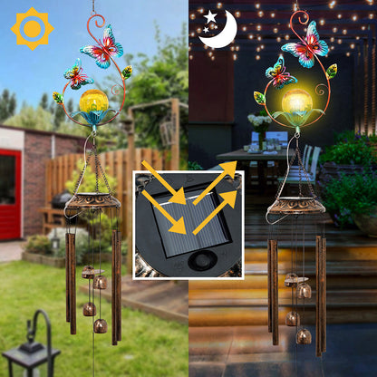 Solar Outdoor Wind Chimes Patio Lights for Garden Porch and Yard view 8