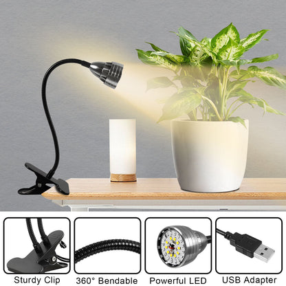 Clip on LED Plant Lights for Indoor Plants Seedlings and Herbs view 6