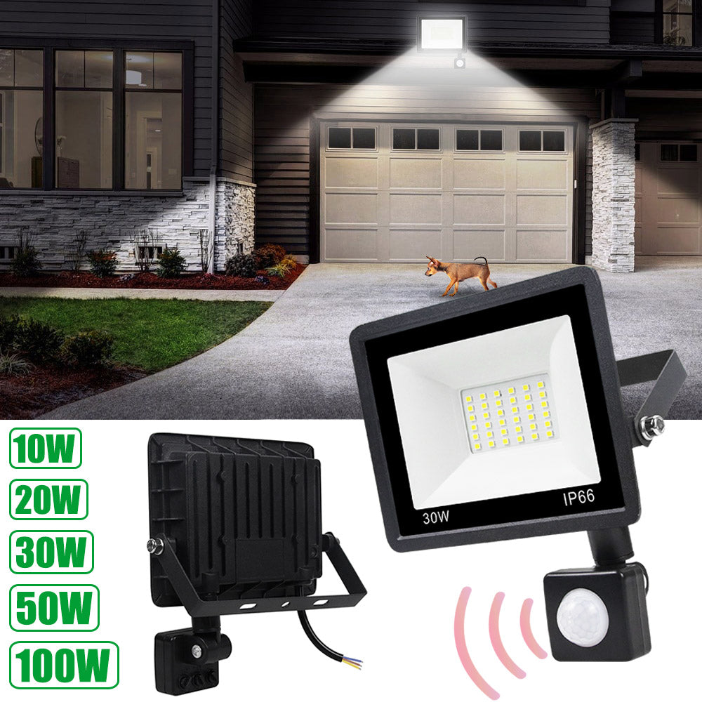 Outdoor PIR LED Motion Sensor Security Lights for Porch and Garage view 8
