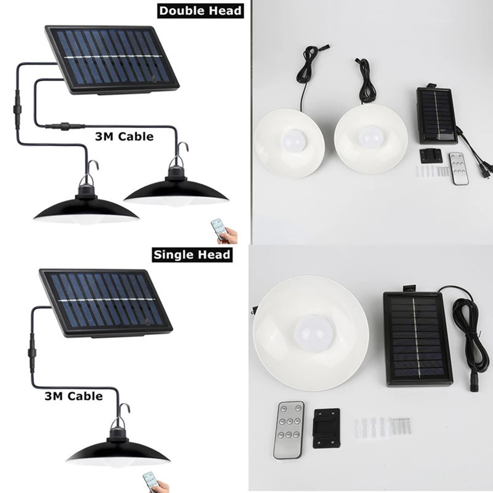 Waterproof Solar Vintage Pendant Lights for Garden Yard and Patio view 12