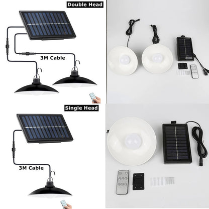 Waterproof Solar Vintage Pendant Lights for Garden Yard and Patio view 12