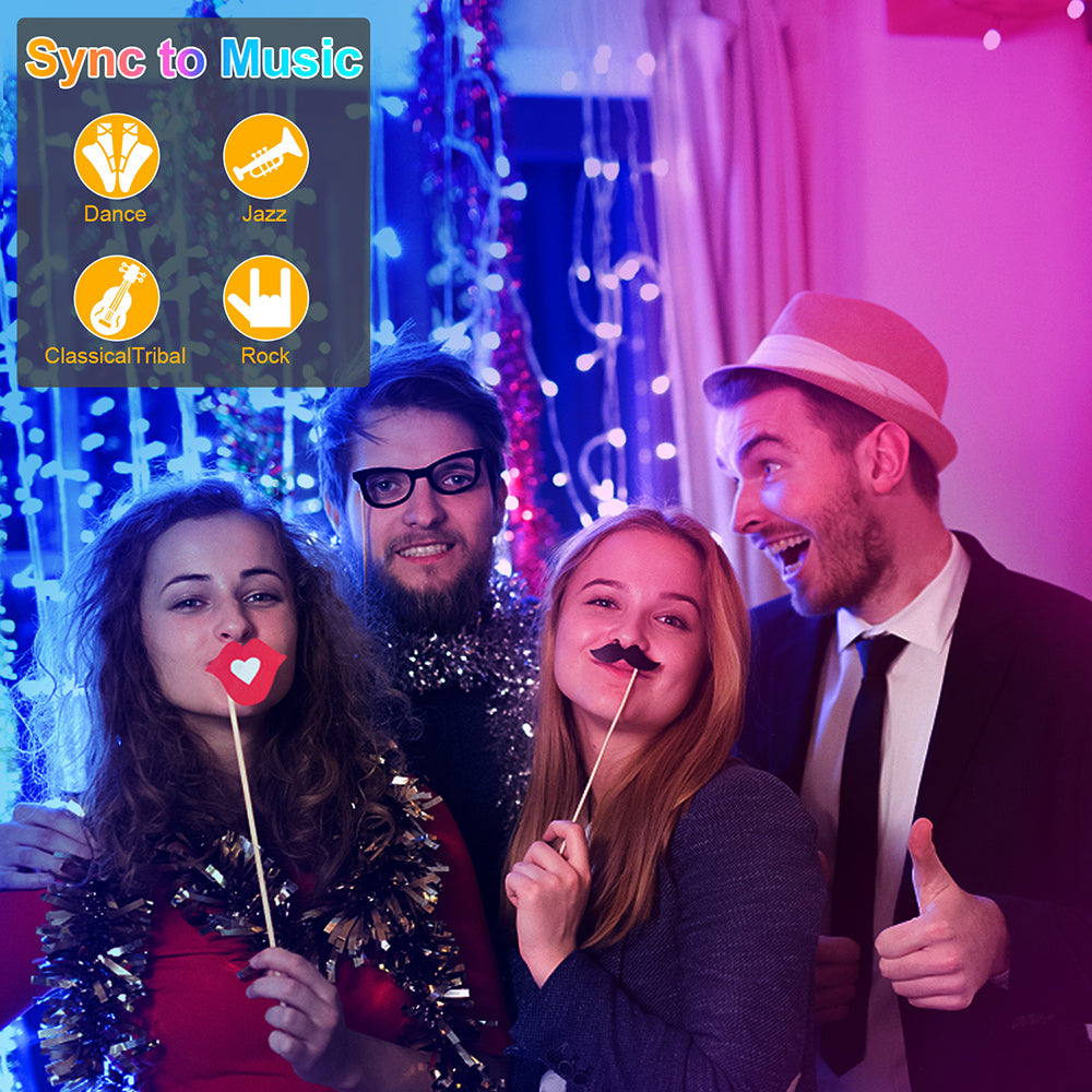 Music Sync LED Light Smart RGB Bluetooth APP for TV Desk and Room view 13