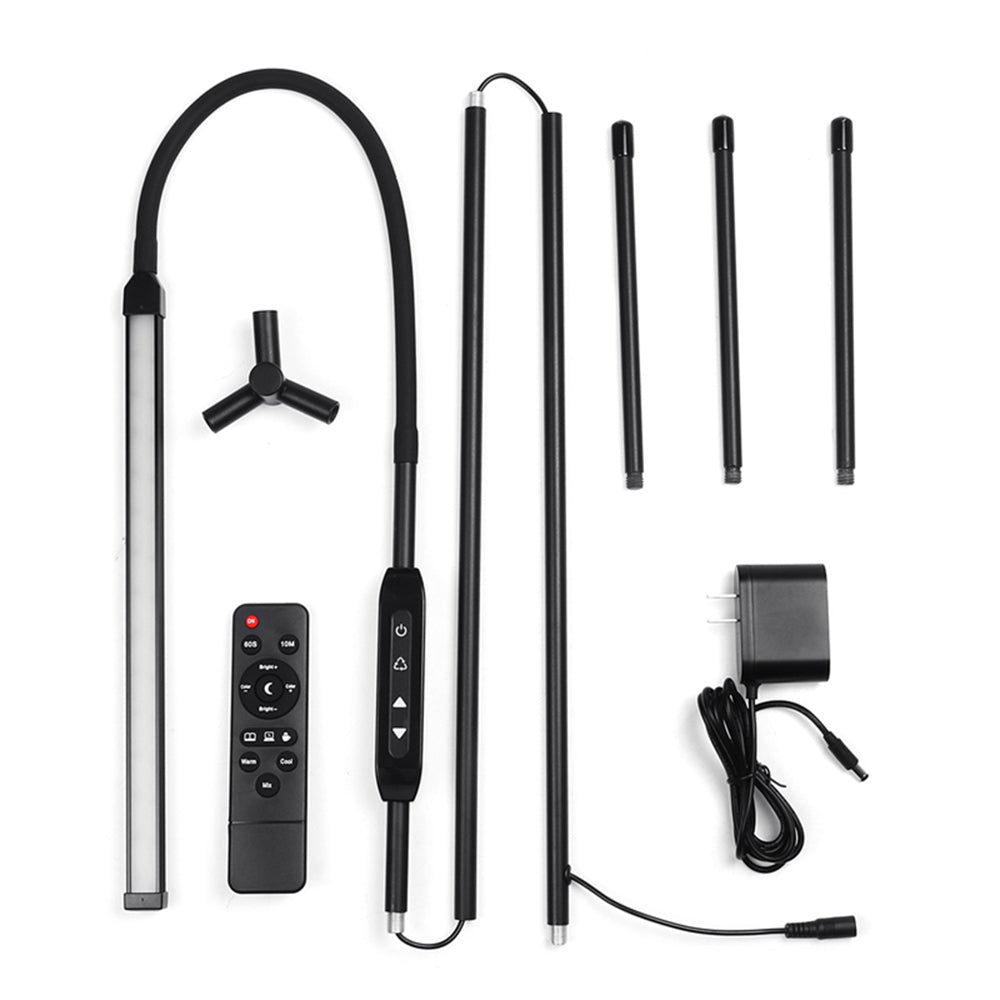 Dimmable LED Floor Lamp Adjustable Gooseneck for Living Room view 13