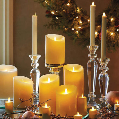 Flameless Taper LED Candles Tapered Candlesticks for Home Decor view 11